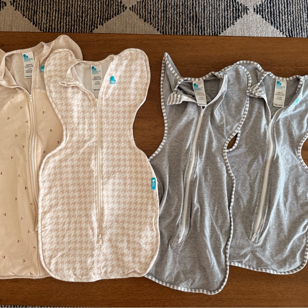 Bundle of 4 Love to Dream Baby Swaddle Sleep Sacks